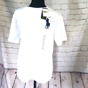 Brand new white Ralph Lauren Polo Tee